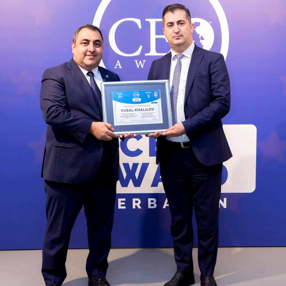 Vüsal Xəlilov "CEO Award Azerbaijan" müsabiqəsinin 25 qalibindən biri oldu